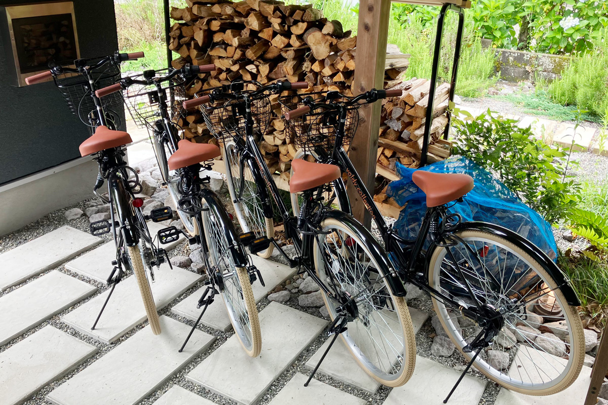 自転車(4台・無料貸出)