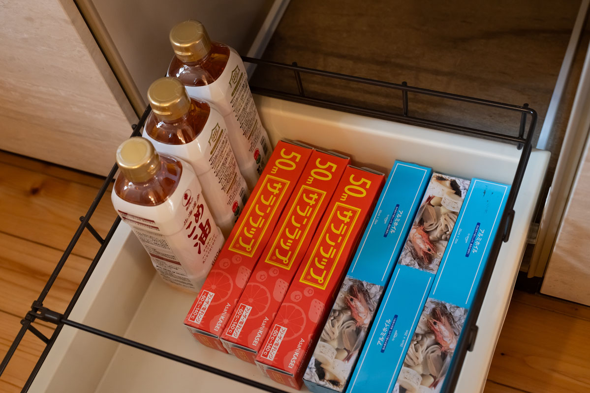 サランラップなど